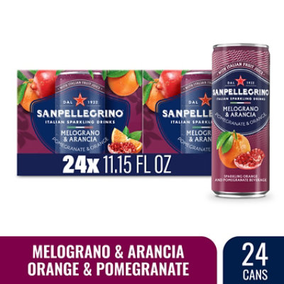 Sanpellegrino Melograno & Arancia Sparkling Beverage Can - 24-11.15 Fl. Oz. - Image 1