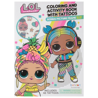 Bendon Lol Surprise Color Activity Book With Tattoos - EA - Image 3