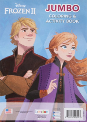 Bendon Frozen 2 Jumbo Coloring Activity Book - EA - Image 4