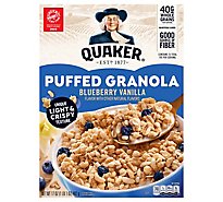 Quaker Puffed Granola Blueberry Vanilla - 17 OZ