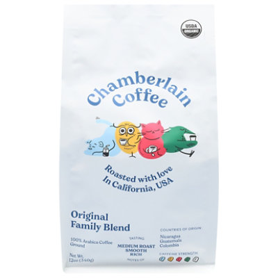 Chamberlain Coffee Ground Family Blend - 12 OZ - Image 3