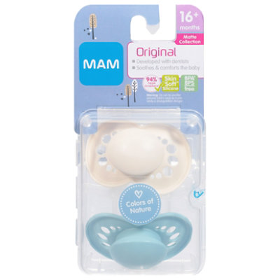 Mam Matte Pacifiers 16 Months - 2 CT - Image 3