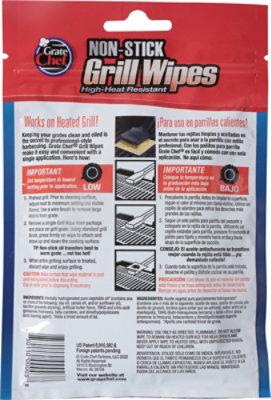 Grate Chef Non Stick Grill Wipes - 6 Count - Image 4