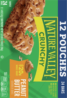 Nature Valley Crunchy Peanut Butter Granola Bars 12 Count - 17.88 Oz - Image 6