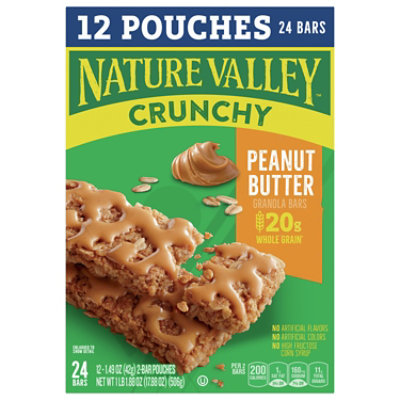 Nature Valley Granola Bars, Peanut Butter, Crunchy