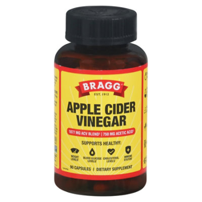 Bragg Apple Cider Vinegar 90 Count JewelOsco