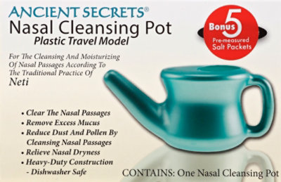 Ancient Secrets Nasal Cleansing Travel Pot - 1 EA - Image 2