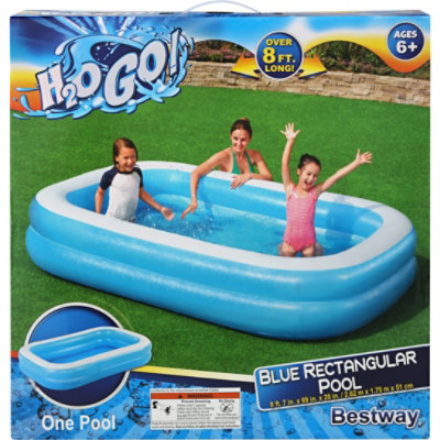 Big Blue Rectangular Family Pool - EA - Image 3