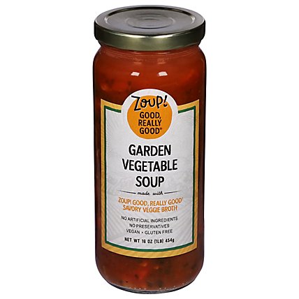 Zoup! Good Really Good Garden Vegetable Soup - 16 Oz - Image 1