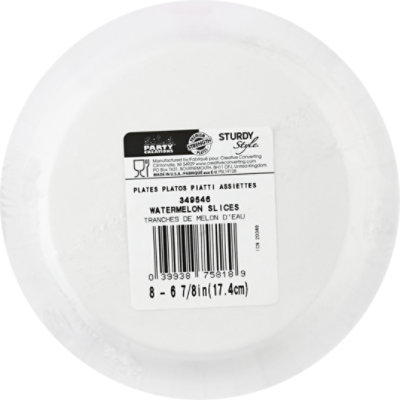 Creative Plate 7inch Watermelon Slice - 8 CT - Image 4
