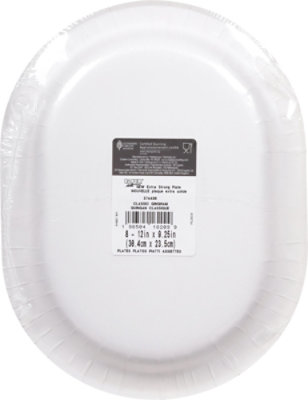 Creative Oval Platter Gingham - 8 CT - Image 3