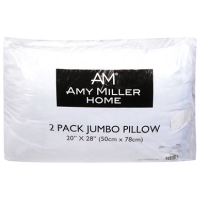 Amy Miller Home Jumbo Pillow - 2 Pack - Image 2