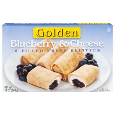 Golden Blueberry & Cheese Blintzes - 13 OZ - Image 1