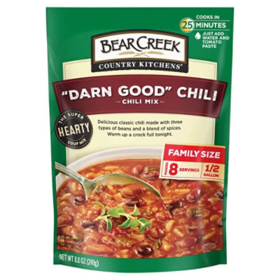 Bear Creek Darn Good Chili Soup Mix Bag - 8.8 Oz
