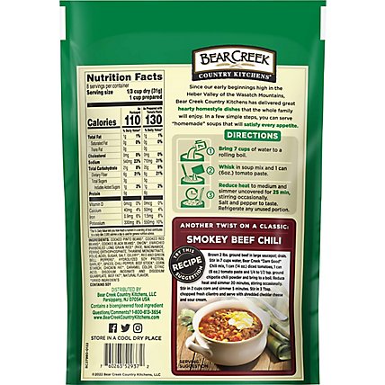 Bear Creek Darn Good Chili Soup Mix Bag - 8.8 Oz - Image 4