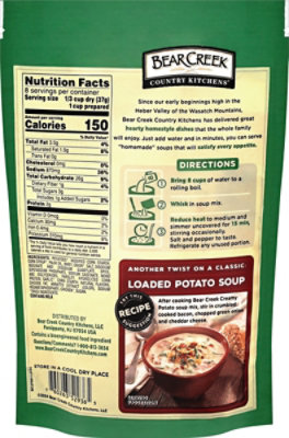 Bear Creek Creamy Potato Soup Mix - 10.5 Oz - Image 6