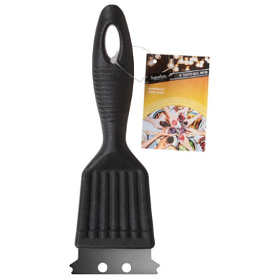 Signature SELECT 8 Inch Nylon Grill Brush - Each - Image 2