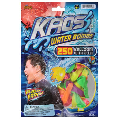 Jaru Karos Water Bombs Balloons With Filler - 250 Count - Image 1