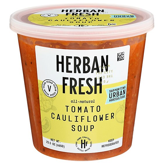 Herban Fresh Tomato Cauliflower Soup - 23.5 OZ