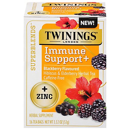 Twinings Superblend Immune Support Zinc Tea - 16 Count - Image 2