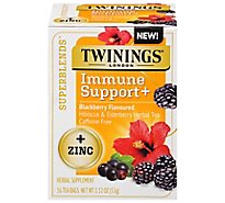 Twinings Superblend Immune Support Zinc Tea - 16 Count
