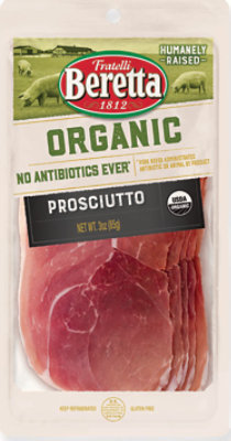 Fratelli Beretta Organic Pre-slice Prosciutto - 3 OZ - Image 1