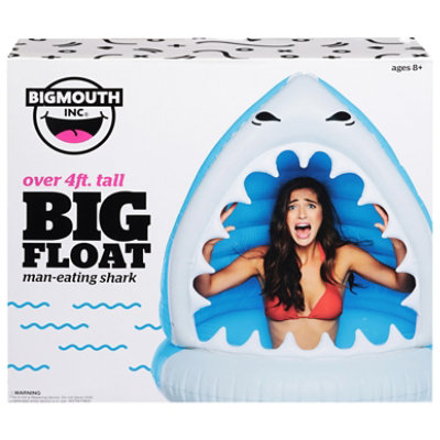 Bigmouth Inc. Extra Large Man Eating Shark Pool Float - Each - Image 1