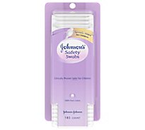 Johnson's Baby Safety Ear Swabs Made With Non-bleached Cotton 185 Ct - 185 CT