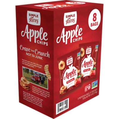 Simple Slices Red Apple Chips Multipack - 6 OZ - Image 1