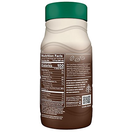 Starbucks Oat Milk Cold Brew Premium Coffee Beverage Dark Chocolate 40 Fl Oz Bottle - 40 FZ - Image 2