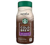 Starbucks Oat Milk Cold Brew Premium Coffee Beverage Dark Chocolate 40 Fl Oz Bottle - 40 FZ