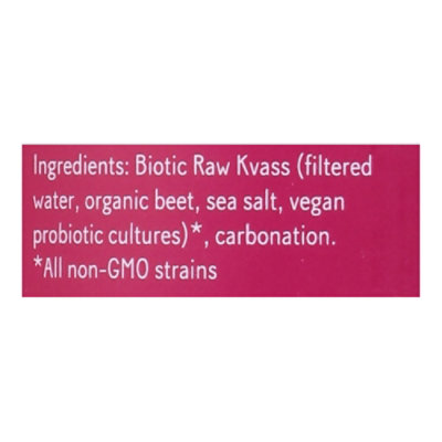 Biotic Organic Red Beet Kvass - 15.2 Fl. Oz. - Image 5