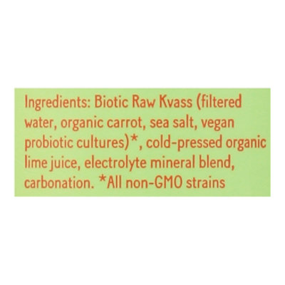 Biotic Lime Kvass Organic - 15.2 Fl. Oz. - Image 5