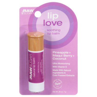 Raw Sugar Lip Care Pineapple&berry&cnut - 0.25 OZ - Image 3