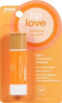 Raw Sugar Lip Care Raw Coconut&mango - 0.25 OZ - Image 2