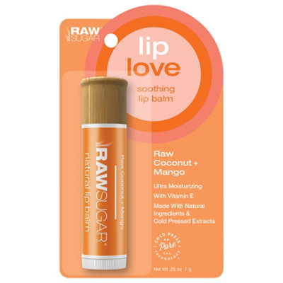 Raw Sugar Lip Care Raw Coconut&mango - 0.25 OZ - Image 1
