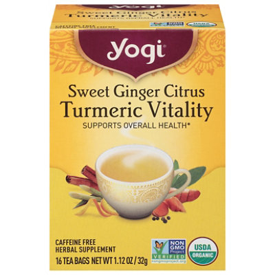 Yogi Sweet Ginger Citrus Tea - 16 Count - Image 3