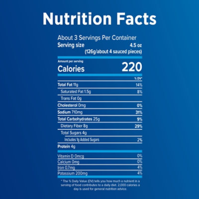 Birds Eye Buffalo Style Cauliflower Wings Frozen Vegetable Appetizer - 13.5 Oz - Image 4