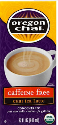 Oregon Chai Latte Tea Caffeine Free - 32 OZ - Image 1