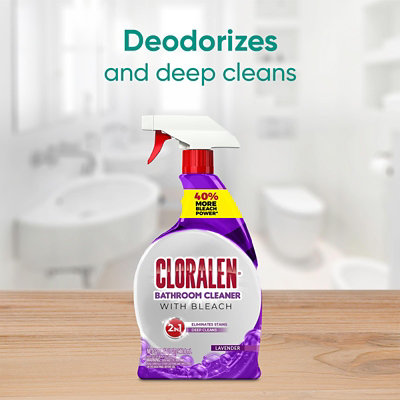 Cloralen Lavender Bathroom Cleaner - 32 Fl. Oz. - Image 3