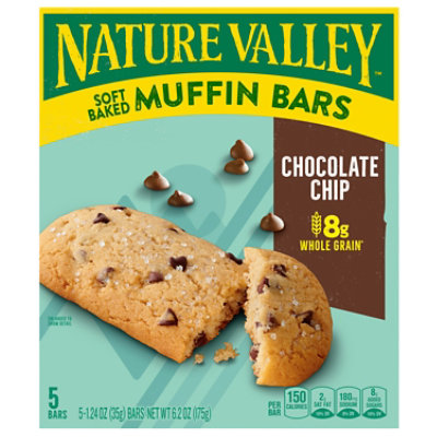 Nature Valley Soft Baked Chocolate Chip Muffin Bars 5 Count - 6.2 Oz - Image 1