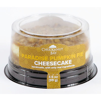 Paradise Pumpkin Pie Cheesecake 3 Inch - 3.5 OZ - Image 1