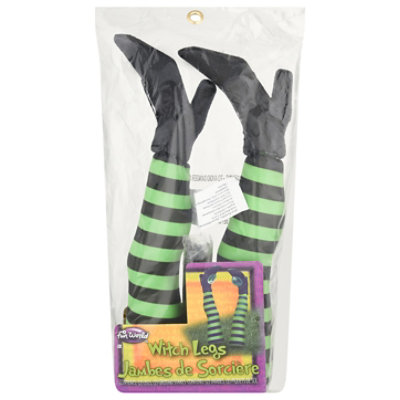 Hol Witch Legs Yard Stakes Grn - EA - Image 3