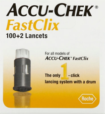 Accu-chek Fastclix Lancets - 102 CT - Image 2