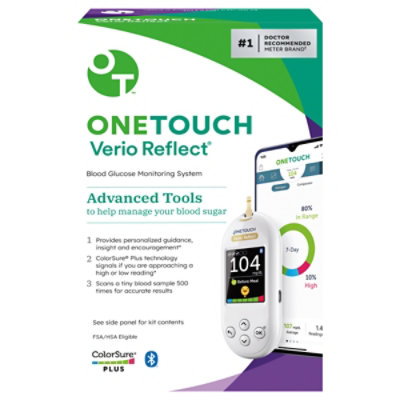 Onetouch Verio Reflect Blood Glucose Monitoring System - EA - Image 3