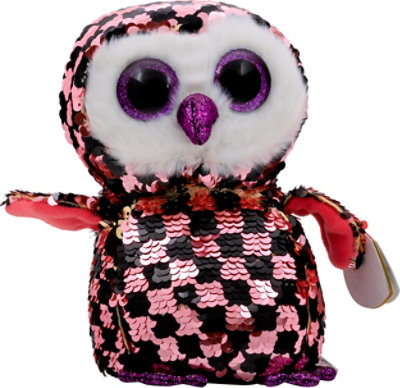 Checks - Owl Sequin Pink/blk Reg - EA - Image 2