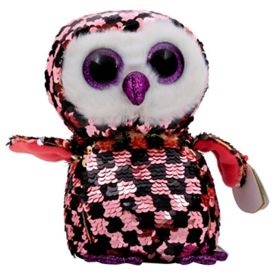 Checks - Owl Sequin Pink/blk Reg - EA - Image 1