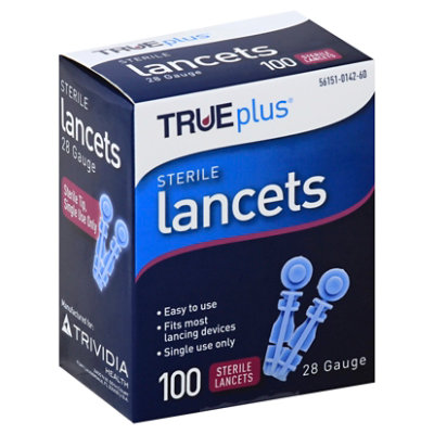 Trueplus Lancets 28g - 100 CT - Image 1