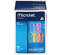 Bayer Microlet Colored Lancets - 100 CT