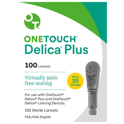 Onetouch Delica Plus 30g Lanct - 100 CT - Image 3